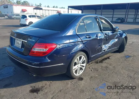 2013 Mercedes-Benz C 300 Luxury 4Matic from USA, damaged, VIN WDDGF8ABXDG029049